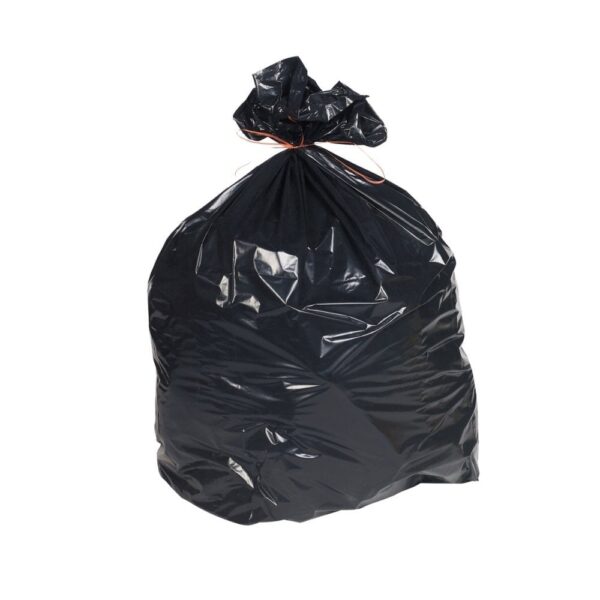 heavy duty black bin liner bags